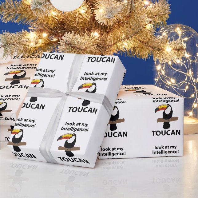 Toucan Bird Tropical Funny Wrapping Paper (Holidays)