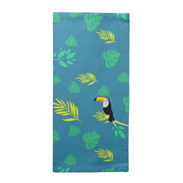 Toucan Blue and Green Tropical Rainforest Cloth Napkin Toucan Blue and Green Tropical Rainforest Cloth Napkin