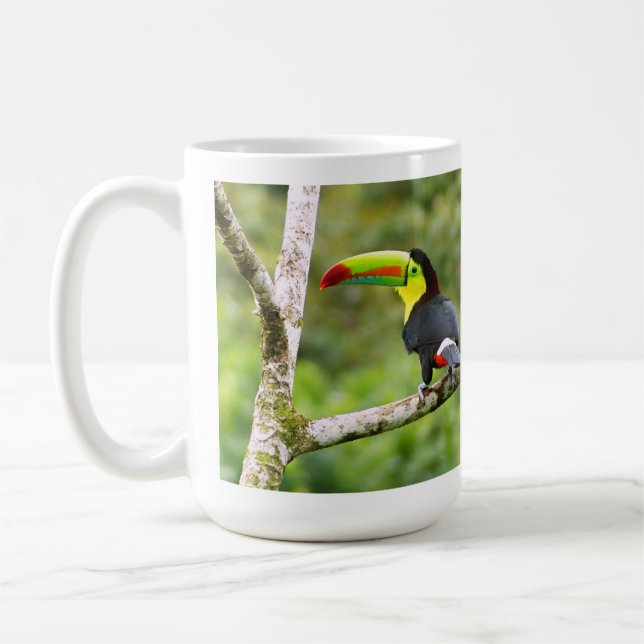 Toucan Classic Mug, 15 oz Coffee Mug (Left)