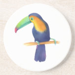 Toucan Coaster<br><div class="desc">Visual with the exotic colors will allow you to travel.</div>