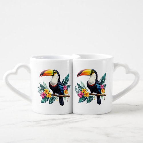 toucan coffee mug set