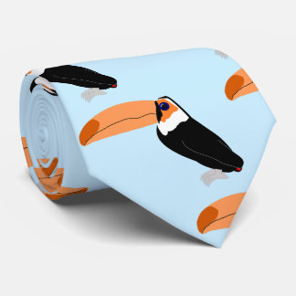 Toucan Design Neck Tie