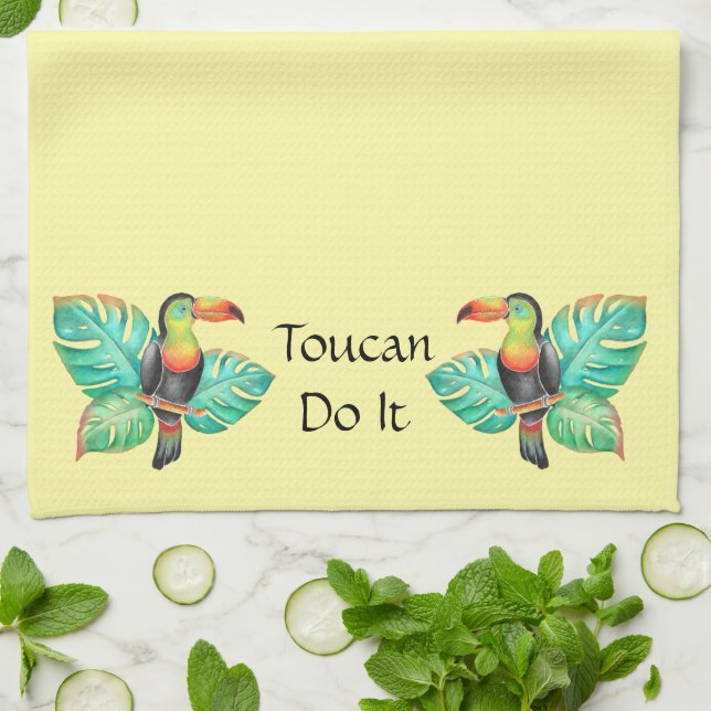 Toucan Do it Kitchen Towel (Folded)