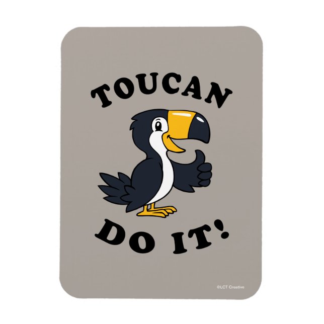 Toucan Do It Magnet (Vertical)