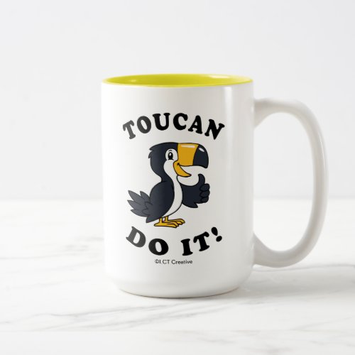Toucan Do It Two_Tone Coffee Mug