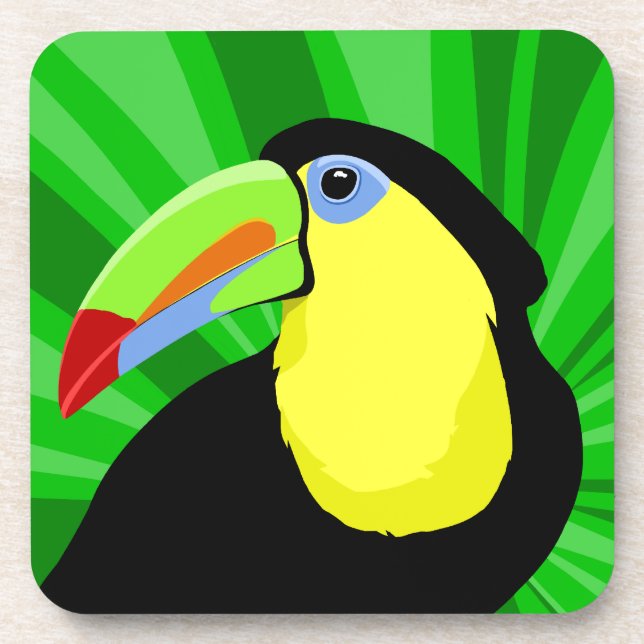 Toucan Drink Coaster (Front)