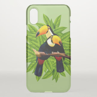 Toucan Duo Green iPhone XS Case