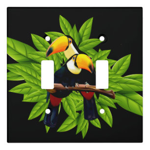 Toucan Duo Light Switch Cover