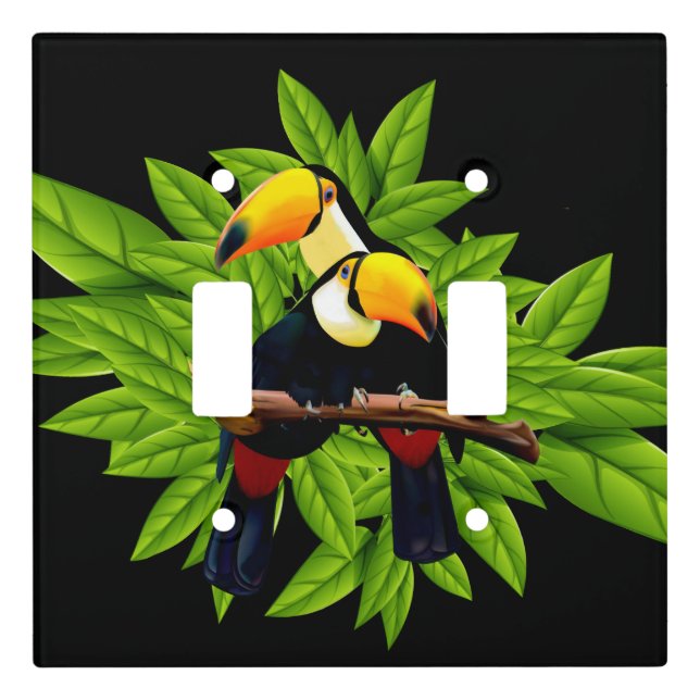 Toucan Duo Light Switch Cover (Front)