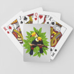 Toucan Duo Silver  Playing Cards at Zazzle