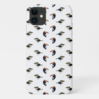Toucan Frenzy iPhone 11 Case (choose colour)