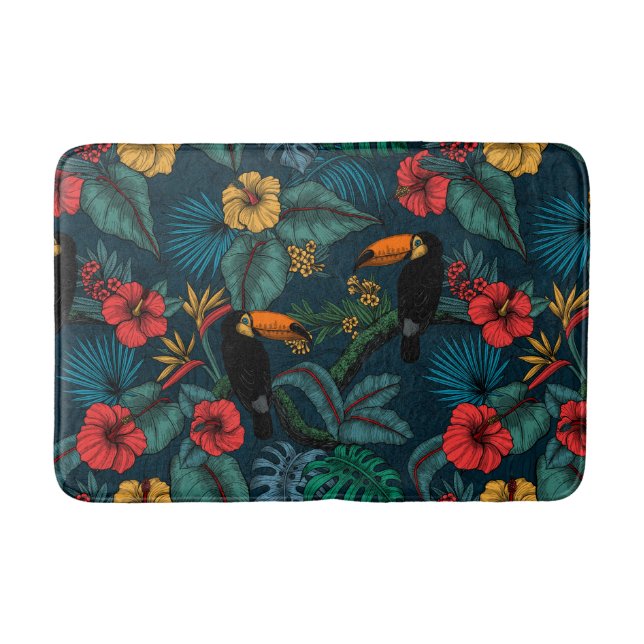 Toucan garden 2 bath mat (Front)
