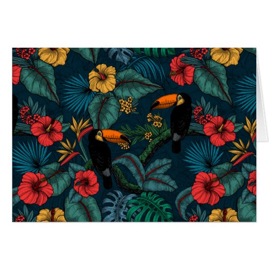 Toucan garden 2 cards (Front Horizontal)