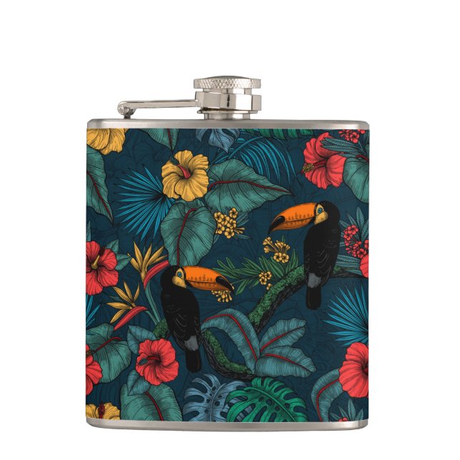 Toucan garden 2 flask (Front)