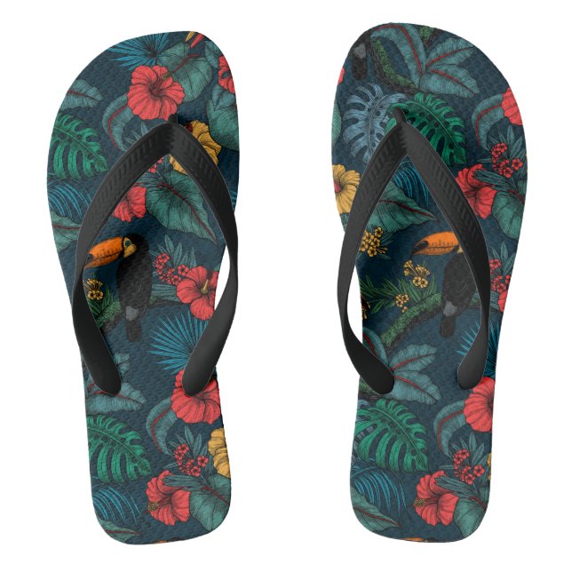 Toucan garden 2 flip flops (Footbed)