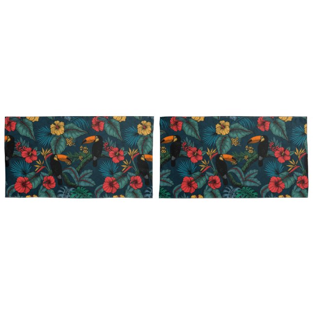 Toucan garden 2 pillow case (Front-Set)