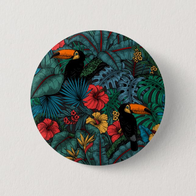 Toucan garden button (Front)