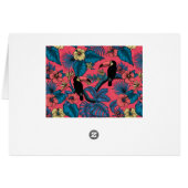 Toucan garden in red and blue (Back Horizontal)