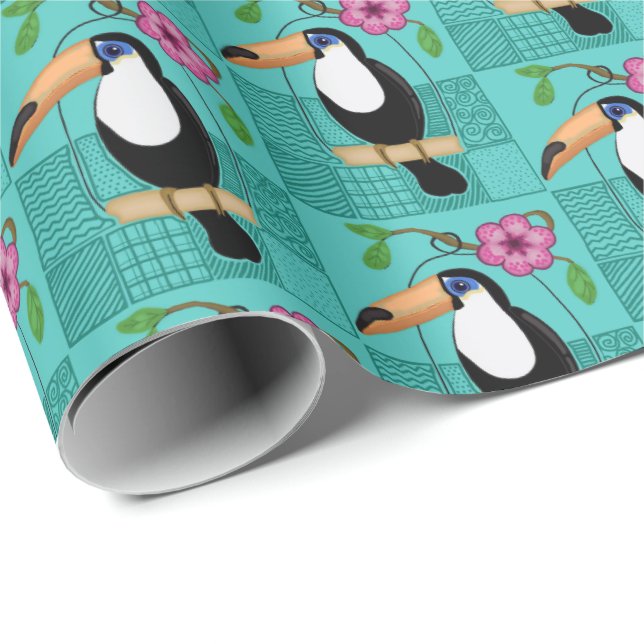 Toucan Gift Wrap (Roll Corner)