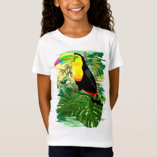 Toucan in Green Amazonia Rainforest T-Shirt