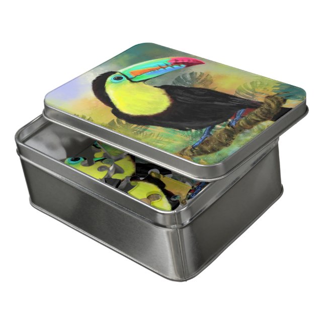 Toucan Jigsaw Puzzle (Lid Open)