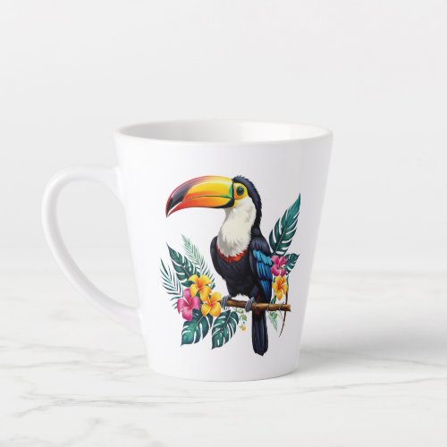 toucan latte mug