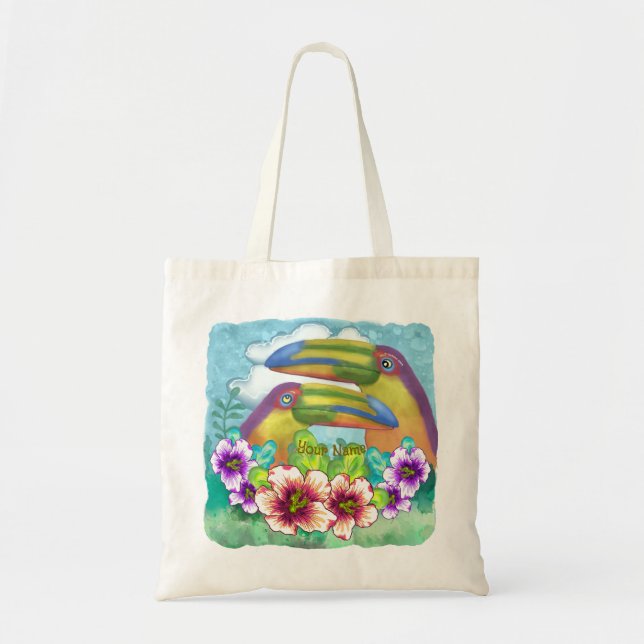 Toucan Lovers Tote Bag (Front)