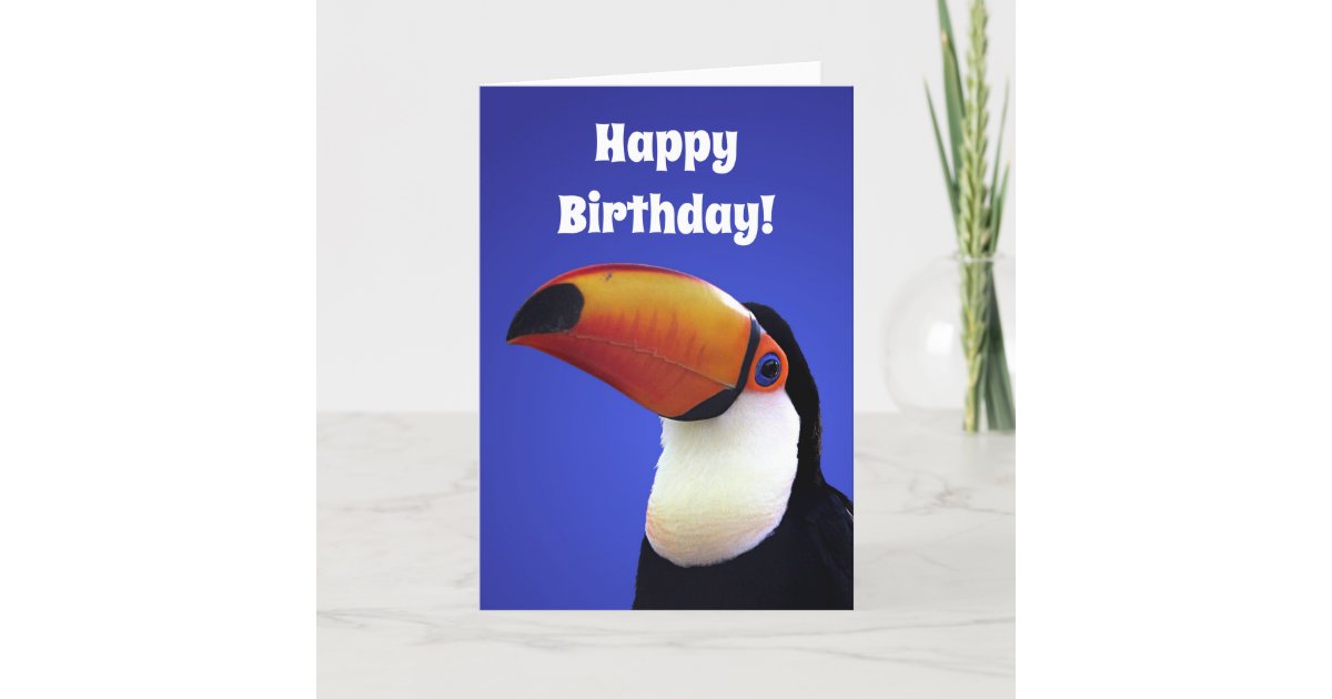 Funny Thank you Card Funny Toucan Card Toucan of my Affection Greetings Card Tropical Romantic Card Cute Mother/'s Day Card
