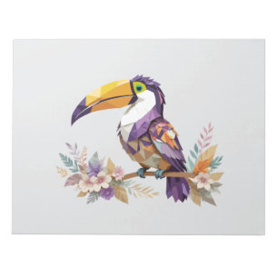 Toucan Playful Adorable Fun Animal Colorful Joyful Notepad