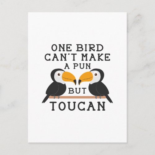 Toucan Pun Postcard