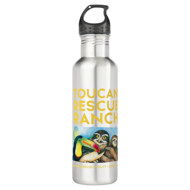 Toucan Rescue Ranch Bottle (Front)