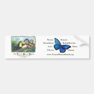 Toucan Rescue Ranch Bumper Sticker