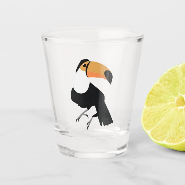 Toucan Shot Glass (Front)