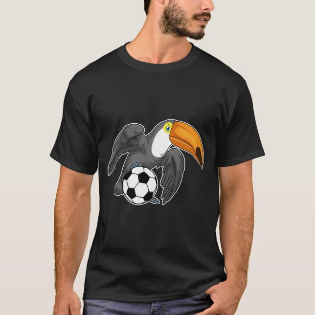 Toucan Soccer player Soccer T-Shirt (Front)