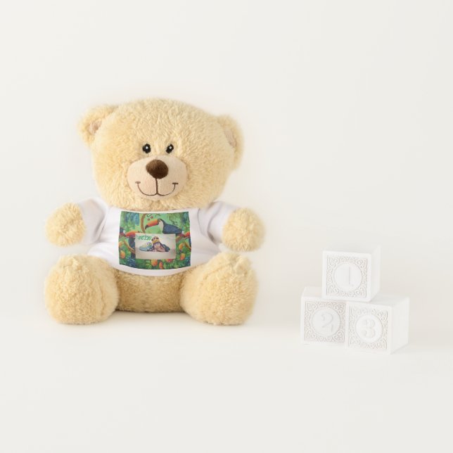 Toucan Tango, Rainforest Rhapsody baby image  Teddy Bear (In Situ)