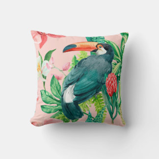 Toucan Throw Pillow