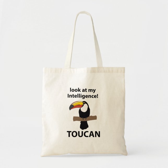 Toucan Toco Bird Funny  Tote Bag (Front)