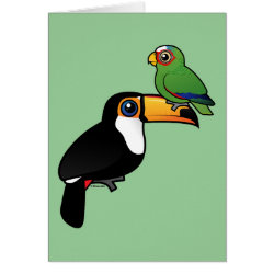 Toucan Tower Greeting Card
