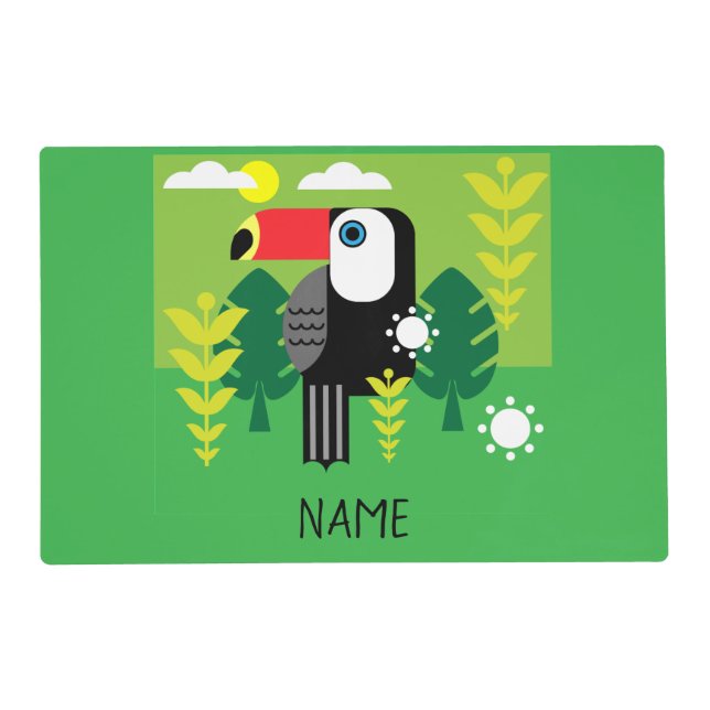 Toucan Tropical Bird Placemat (Front)