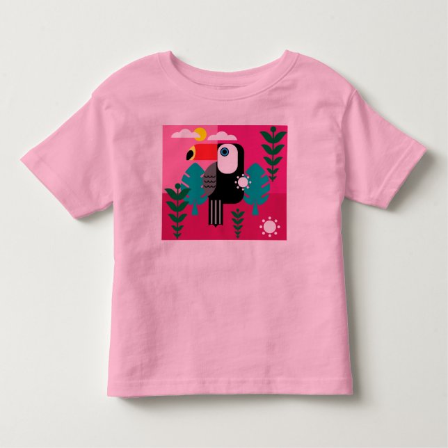 Toucan Tropical Bird Toddler T-shirt (Front)