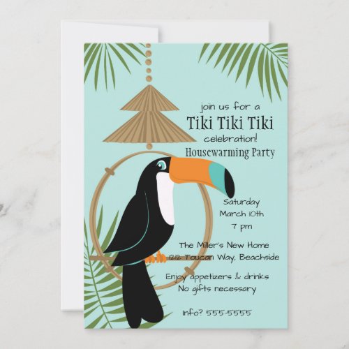 Toucan Tropical Invitation