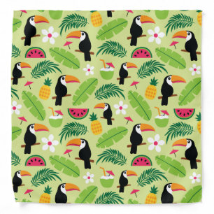 Toucan Tropical Summer Bandana