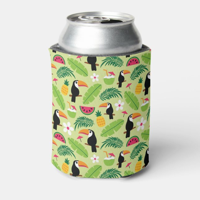 Toucan Tropical Summer Can Cooler (Can Back)