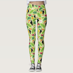Toucan Tropical Summer Leggings