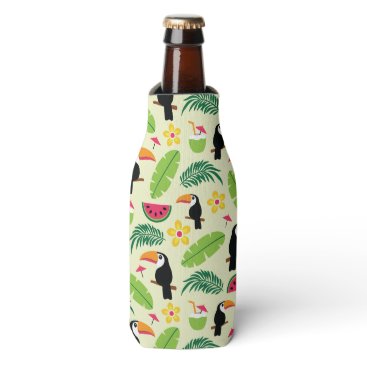 Toucan Tropical Summer Pattern Bottle Cooler Toucan Tropical Summer Pattern Bottle Cooler