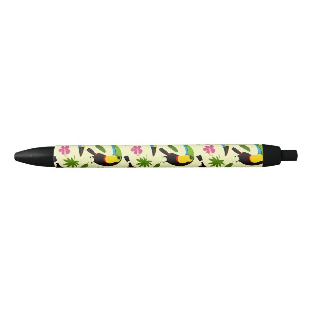 Toucan Tropical  Summer Pattern - Yellow Pen (Front)
