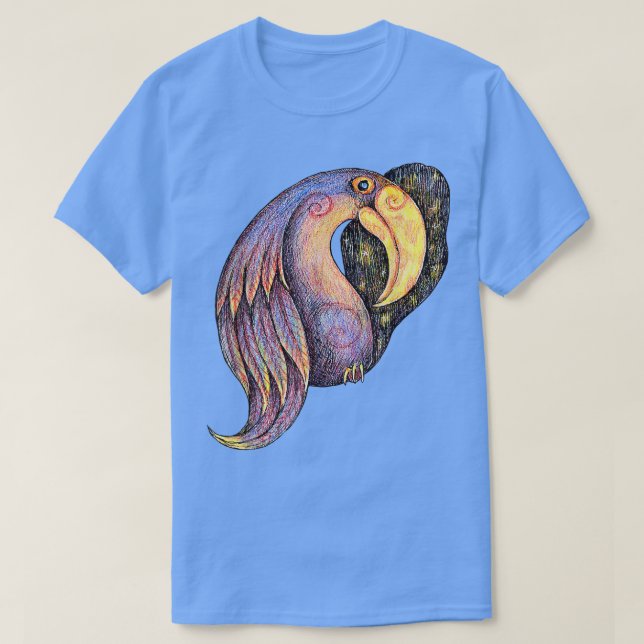 Toucan Tshirt, Fairy Toucan Art Tee, Toucan Lover  T-Shirt (Design Front)