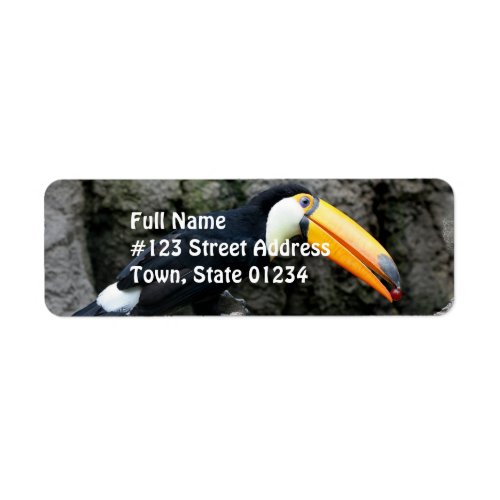 Toucan with Berry Label