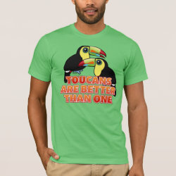 Toucans Are Better Than One Men's Basic American Apparel T-Shirt