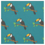 Toucans Cute Birds Fabric